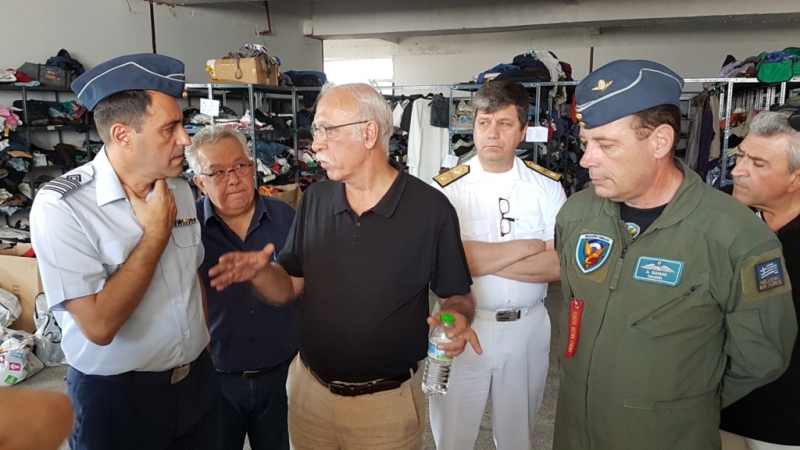 Επίσκεψη Βίτσα σε κέντρα φιλοξενίας προσφύγων και μεταναστών  - Media