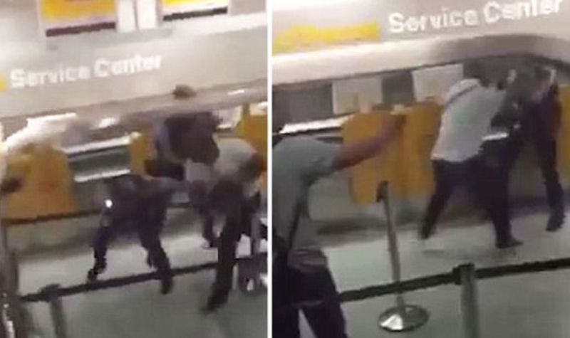 Βρετανός επιβάτης γρονθοκοπεί Γερμανούς αστυνομικούς σε αεροδρόμιο (Video)   - Media