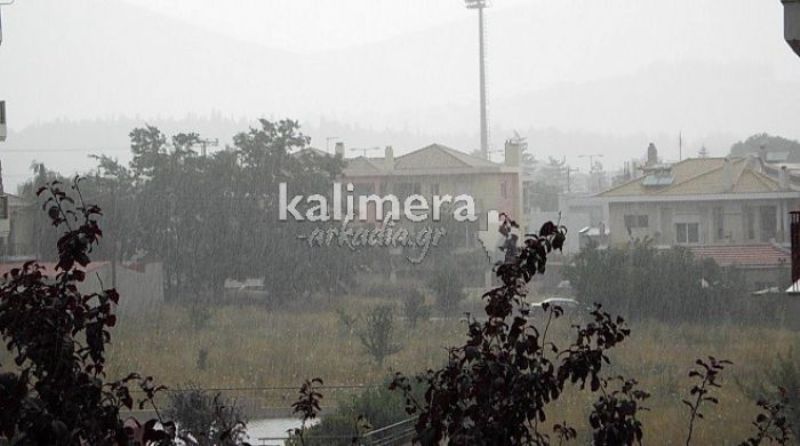 Ισχυρή καταιγίδα ξέσπασε στην Τρίπολη (Video) - Media