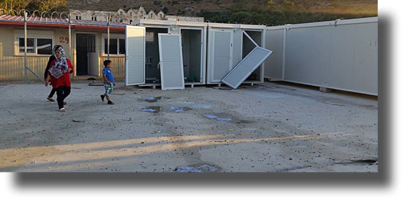 Λέρος: Επεισόδια με μετανάστες στον χώρο υποδοχής  - Media