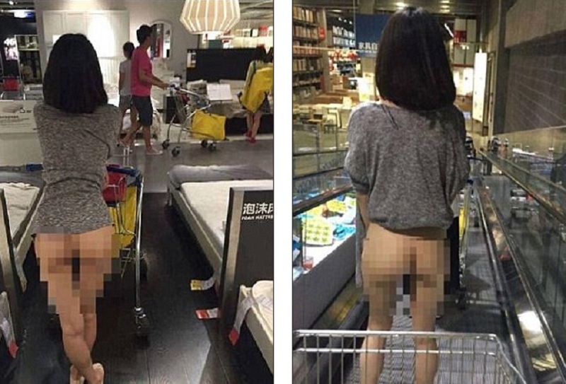 Πήγε να ψωνίσει γυμνή, σε μεγάλο πολυκατάστημα και έμειναν όλοι με το στόμα ανοιχτό (Photos) - Media