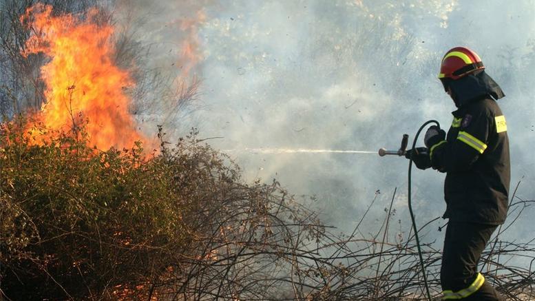 Πυρκαγιά στην Άνδρο - Δεν κινδυνεύουν κατοικημένες περιοχές - Media