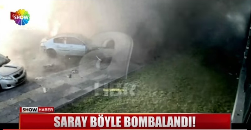 H στιγμή που τα F-16 των πραξικοπηματιών χτυπούν το Προεδρικό Μέγαρο στην Άγκυρα (Video) - Media