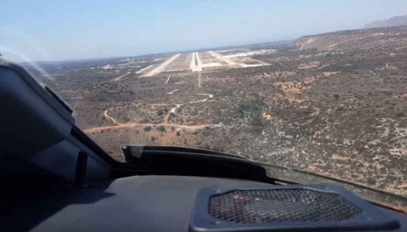 Εντυπωσιακό βίντεο απο την προσγείωση ιδιωτικού τζετ στα Χανιά - Media