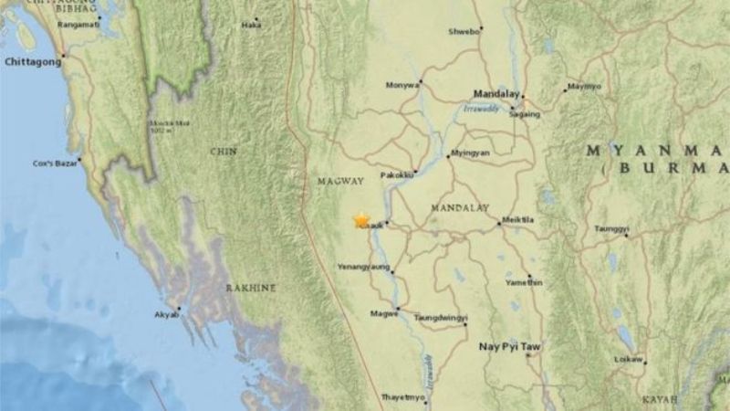 Σεισμός 6.8 ρίχτερ έπληξε την Μιανμάρ - Media