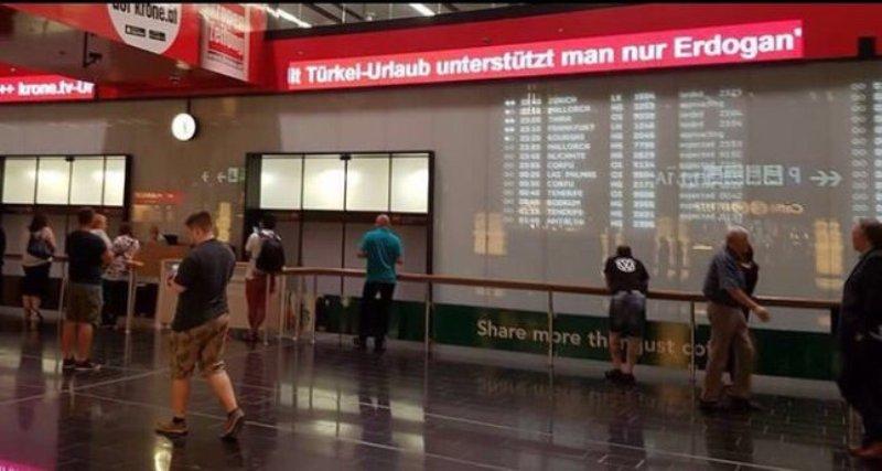 Προκλητική ανάρτηση στο αεροδρόμιο της Βιέννης: Μη πηγαίνετε διακοπές στην Τουρκία  - Media