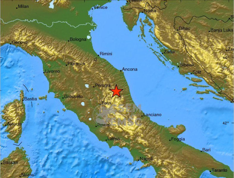 Νέος σεισμός στην Περούτζια - Αυξημένη ανησυχία αρχών και κατοίκων - Media