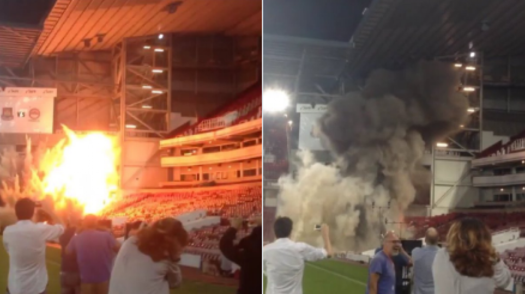 Ανατινάχθηκε το γήπεδο της Γουέστ Χαμ! (Video-Photos) - Media