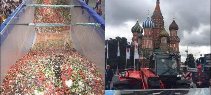 Ελληνική και για ρεκόρ Γκίνες η μεγαλύτερη χωριάτικη σαλάτα του κόσμου - Παρασκευάστηκε στην Μόσχα, ζυγίζει 20 τόνους (Photo) - Media