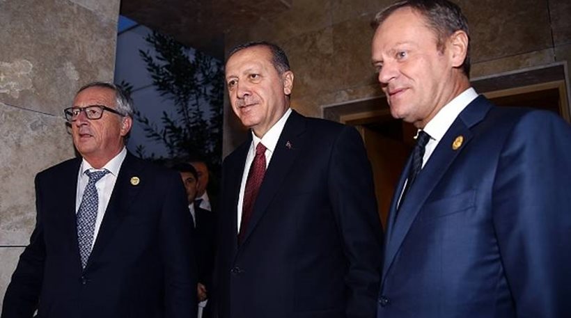 G20: Συνάντηση Γιούνκερ, Τουσκ και Ερντογάν για βίζα και προσφυγικό - Media