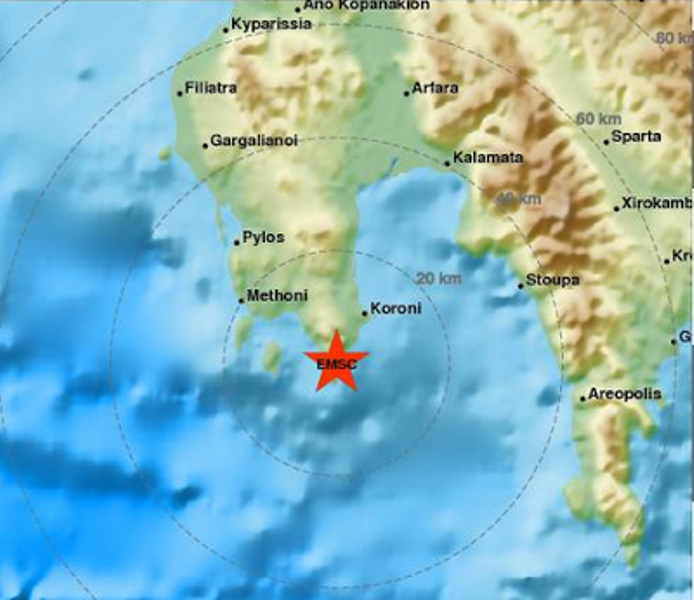 Ισχυρή σεισμική δόνηση «ταρακούνησε» την Καλαμάτα - Media