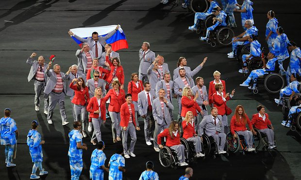 Διαμαρτυρία Λευκορώσων στην τελετή έναρξης των Παραολυμπιακών, υπέρ των Ρώσων συναθλητών τους - Media
