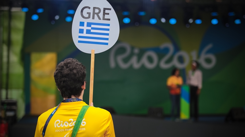 Σημαιοφόρος ο Γρ. Πολυχρονίδης στην τελετή έναρξης των Παραολυμπιακών Αγώνων - Media