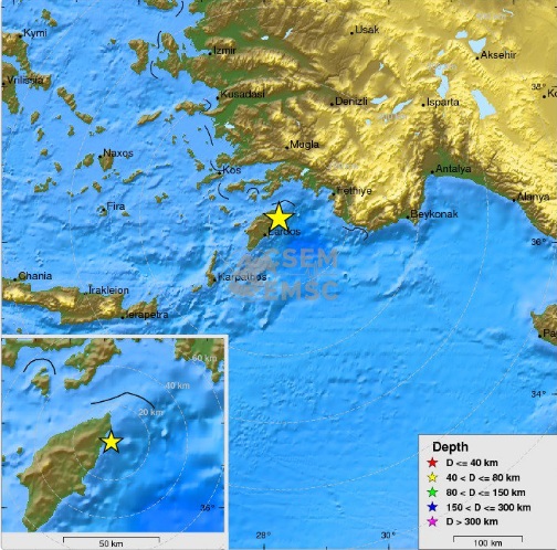 Ταρακουνήθηκε η Ρόδος - Media