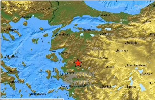 Ισχυρός σεισμός στη Σμύρνη - Media