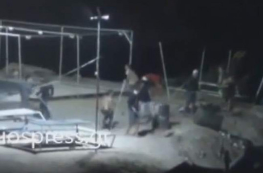 Βίαια επεισόδια μεταξύ προσφύγων στον καταυλισμό της Χίου (Videos) - Media