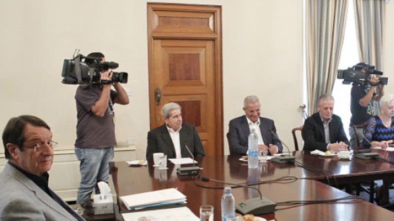 Εθνικό Συμβούλιο Κύπρου: Χωρίς τους πολιτικούς αρχηγούς στην Ελβετία ο Αναστασιάδης  - Media
