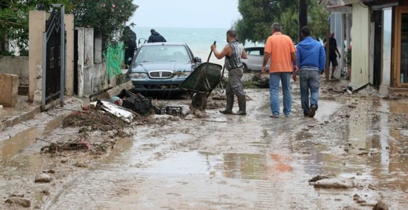 Οι πλημμύρες στην Επανομή κατέστρεψαν κατά 99% την ντομάτα - Media