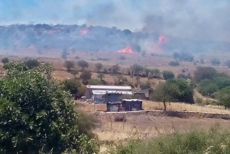 Πυρκαγιά στη Μόρια - Μάχη με τη φωτιά δίνουν οι πυροσβέστες - Media