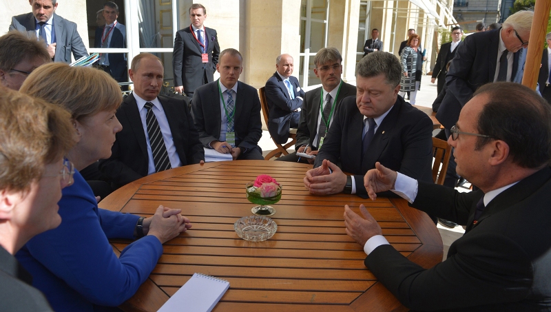 Πούτιν, Μέρκελ, Ολάντ και Ποροσένκο στο Βερολίνο για την ουκρανική κρίση - Media