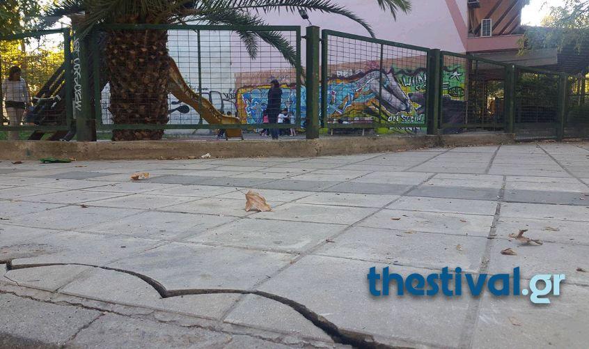 Θεσσαλονίκη: Αυτή είναι η πολυκατοικία που έπαθε καθίζηση λόγω μετρό (Photos - Video)  - Media