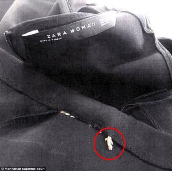 Βρήκε νεκρό ποντίκι στο στρίφωμα φορέματος (Photos) - Media