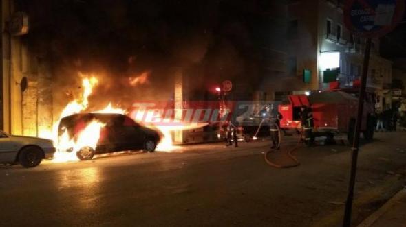 Επίθεση και φωτιά στο Ταχυδρομικό Ταμιευτήριο στην Πάτρα (Photos) - Media