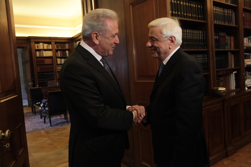 Ο Δημήτρης Αβραμόπουλος στο Προεδρικό Μέγαρο (Photos) - Media