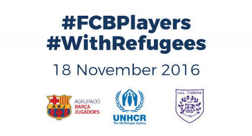 ΠΑΣ Γιάννινα - Μπαρτσελόνα για τους πρόσφυγες     - Media