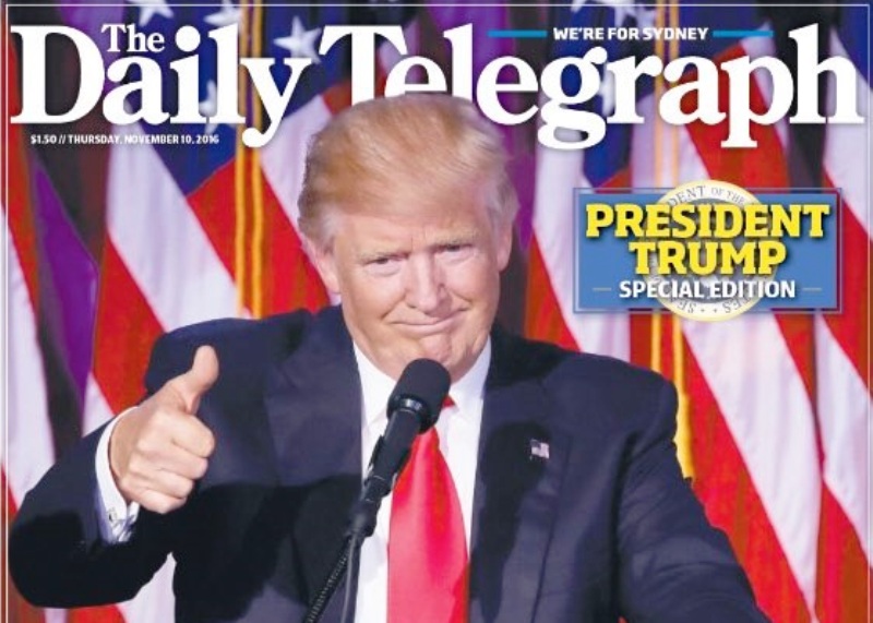 Το πρωτοσέλιδο-σοκ για την εκλογή Τραμπ (Photo) - Media