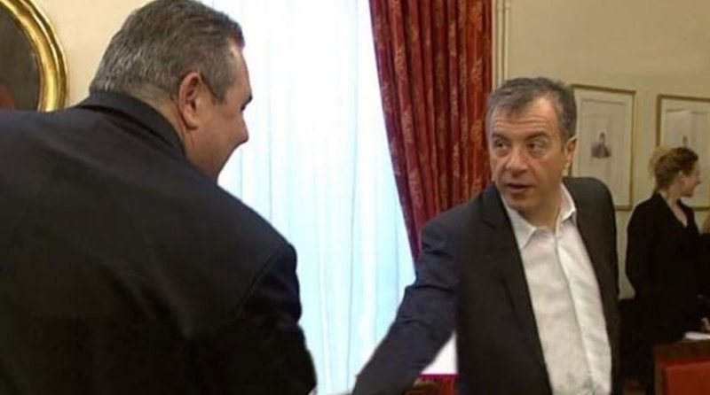 Κόντρα Ποταμιού - ΑΝΕΛ για το κλάμα Καμμένου και τον Ιερώνυμο - Media