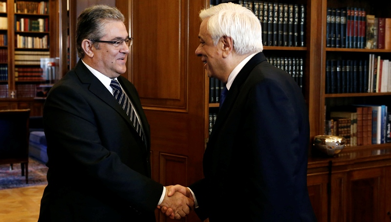 Στον Πρόεδρο της Δημοκρατίας ο Δημ.Κουτσούμπας - Media