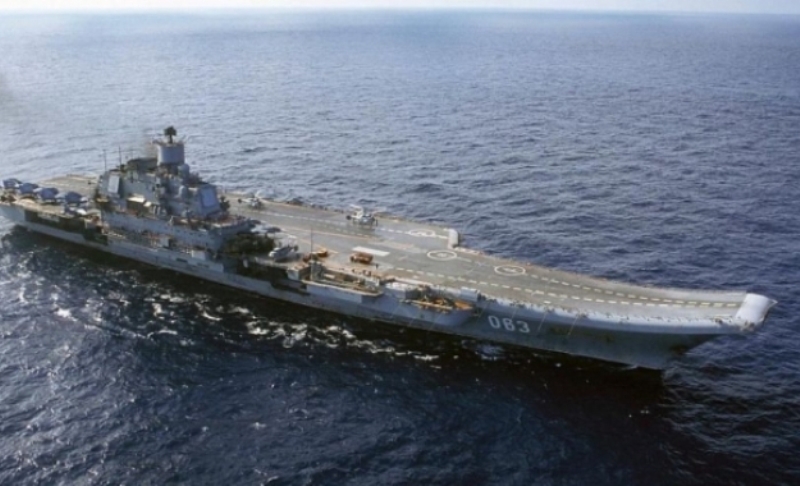 Στα ανοικτά των συριακών ακτών το ρωσικό αεροπλανοφόρο Ναύαρχος Κουζνέτσοφ  - Media