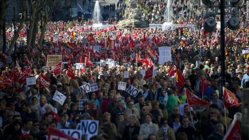Σε τροχιά σύγκρουσης τα συνδικάτα στην Ισπανία – Λένε «Όχι» στη δημοσιονομική προσαρμογή που ζητά η Ε.Ε  - Media