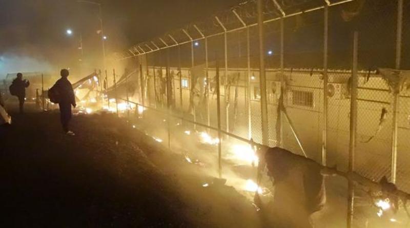 Σχηματάρι: Παρολίγο και νέα τραγωδία σε hot spot- Φωτιά σε σκηνή προσφύγων - Media
