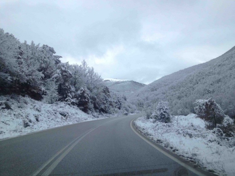 Τα πρώτα χιόνια έπεσαν στη βόρεια Ελλάδα - Media