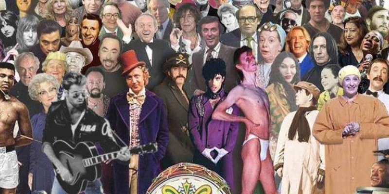 Μακάβριο πόστερ: Όλοι οι διάσημοι που πέθαναν το 2016 (Photo) - Media