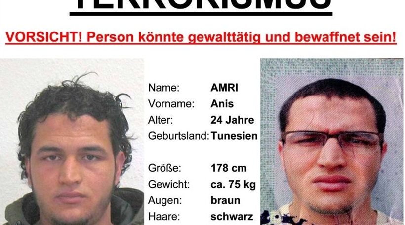 Επιβεβαίωσε και η Ιταλία: Ο Τυνήσιος μακελάρης του Βερολίνου είχε εκτίσει ποινή 4 ετών σε ιταλική φυλακή - Media