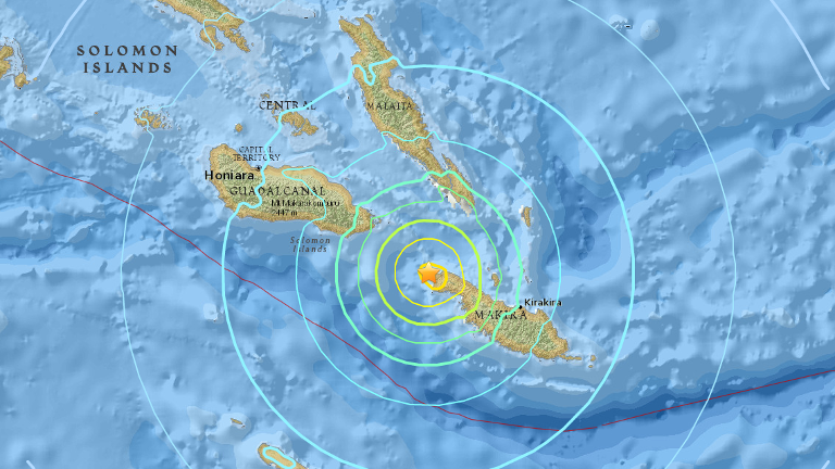 Νησιά Σολομώντος: Σεισμός 6,7 βαθμών χωρίς προειδοποίηση για τσουνάμι - Media