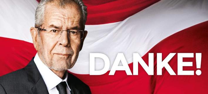 Αυστρία: Το μεγάλο ευχαριστώ του Βαν ντερ Μπέλεν στο Twitter για τη νίκη του (Photo) - Media