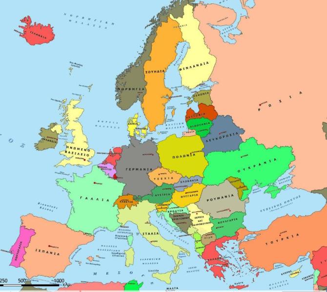 Ο «μαύρος» χάρτης της Ευρώπης (Photo) - Media
