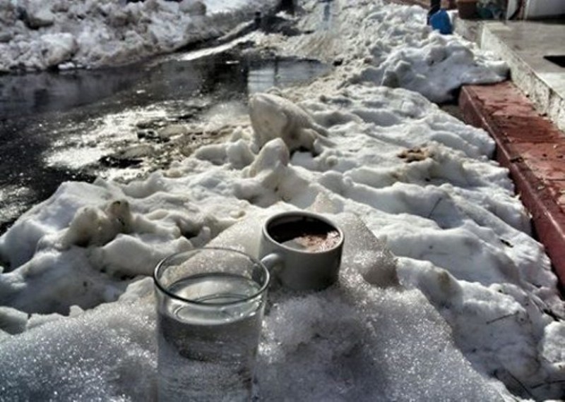Κρήτη: Το πείραμα του καφέ στα… χιόνια (Photo) - Media