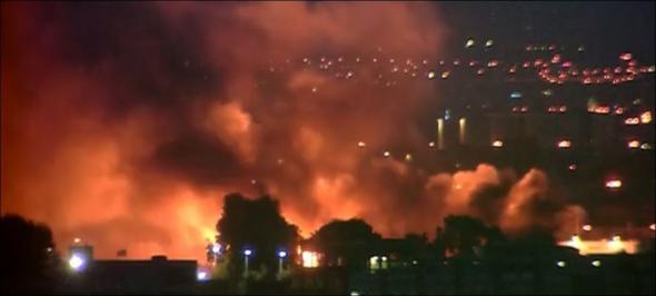 Οι ισχυρές εκρήξεις από φιάλες στην πυρκαγιά του Ταύρου (Video) - Media