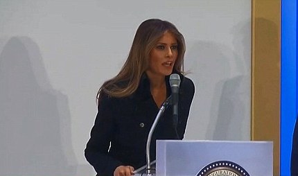 Η πρώτη ομιλία της Μελάνια Τραμπ από την Ουάσιγκτον (Photos -Video) - Media
