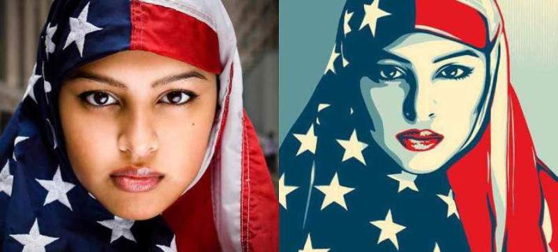 Ποια είναι η μουσουλμάνα καλλονή που έγινε σύμβολο της εξεγερμένης Αμερικής (Photos) - Media
