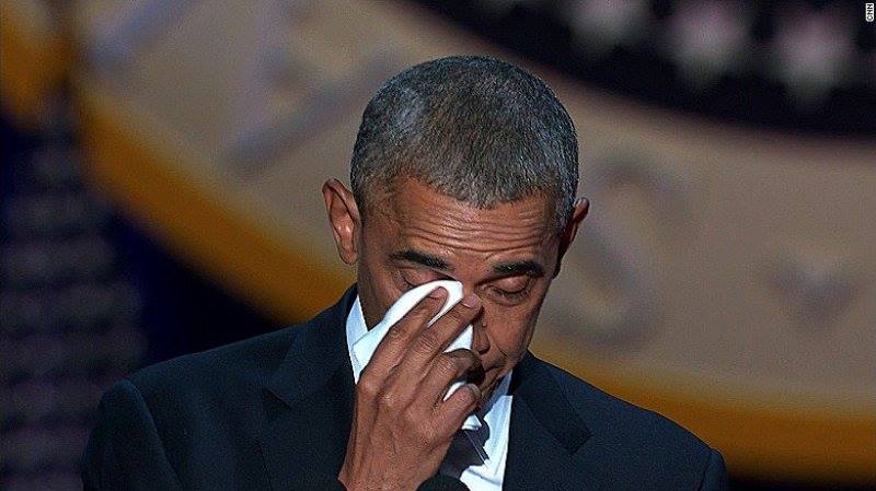 Ο Μπαράκ Ομπάμα αποχαιρέτησε με δάκρυα τον αμερικανικό λαό (Photos-Video) - Media