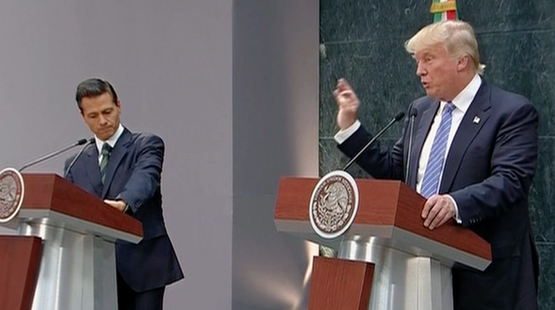 «Τα είπαν» Τραμπ-Πένια Νιέτο για το τείχος στα σύνορα ΗΠΑ-Μεξικού - Media