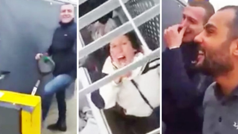 Ρατσιστές υπάλληλοι σούπερ μάρκετ έκλεισαν σε κλουβί 2 γυναίκες Ρομά που έψαχναν για φαγητό  - Media
