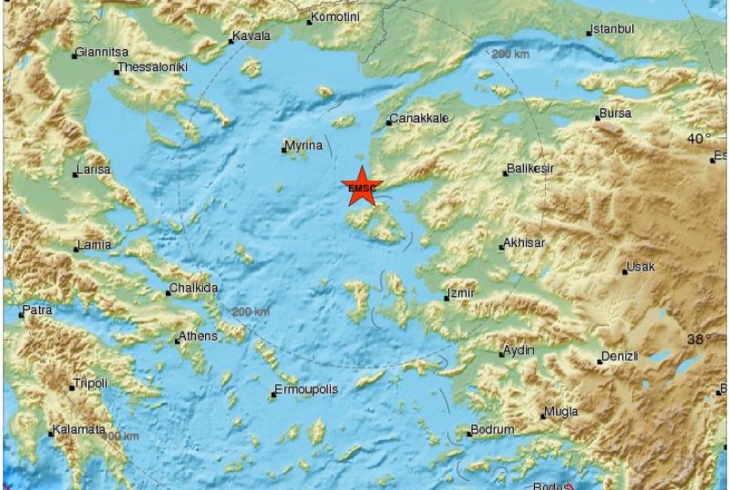 Σεισμός 3,2 Ρίχτερ στην Μυτιλήνη - Media