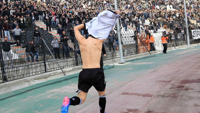 Φωτογραφίες με τη χειρονομία του Πέλκα μετά το γκολ του ΠΑΟΚ (Photos) - Media